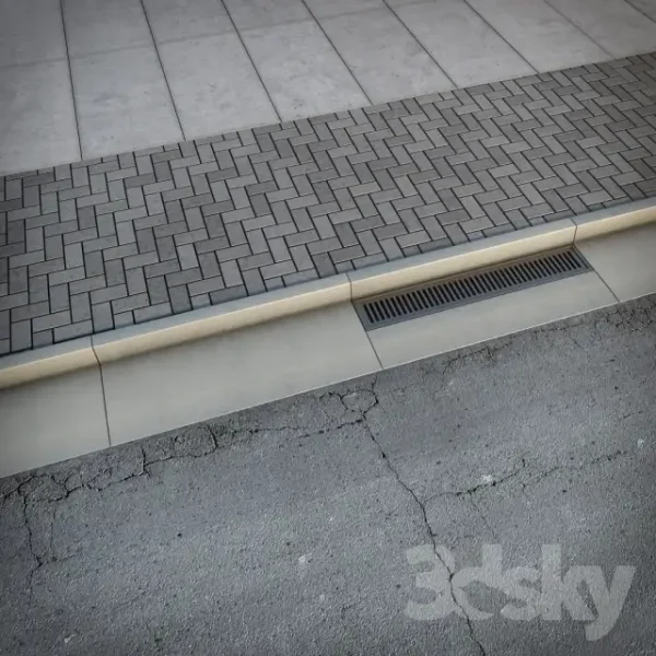 3DSky - Sidewalk Road