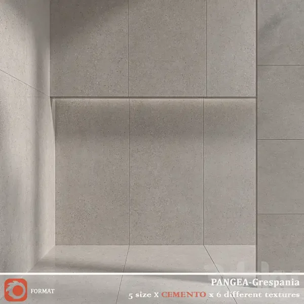 3DSky - Grespania Ceramica PANGEA Cemento