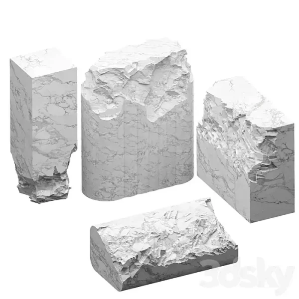 3DSky - Chopped Stone Set2