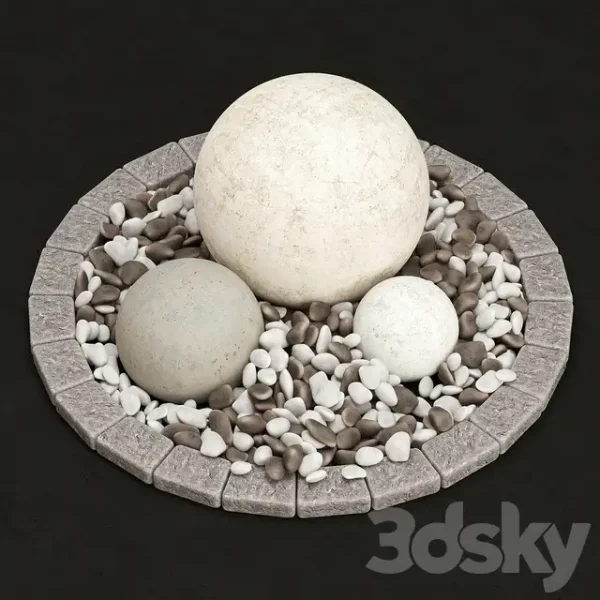 3DSky - Stone Flower Bed