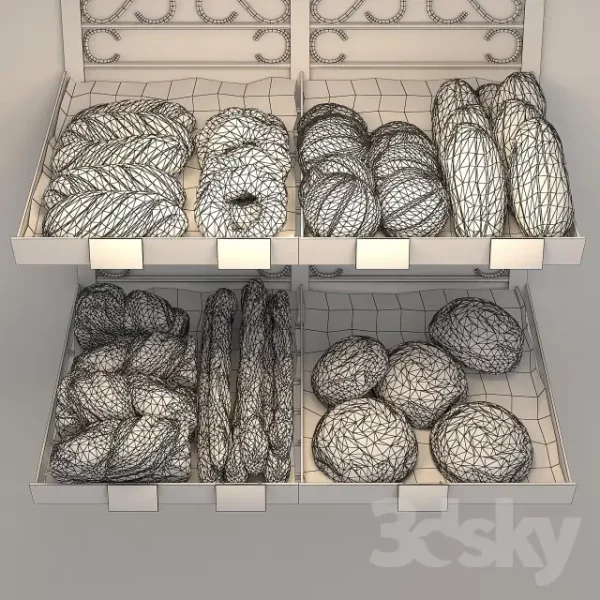 3DSky - Rack with Bread - Image 2