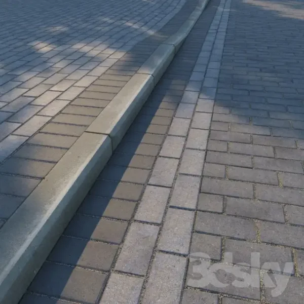 3DSky - Paving Slabs and Curb