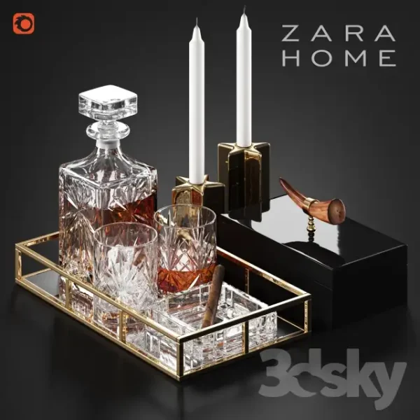 3DSky - ZARA HOME Decor Set 1