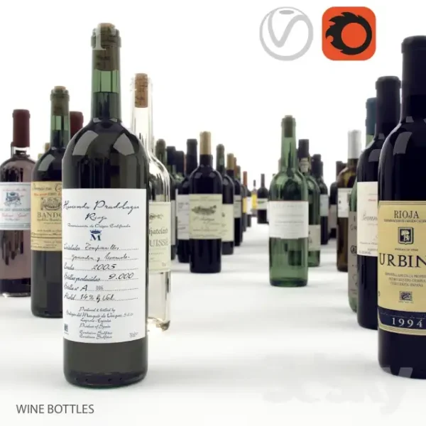 3DSky - Wine Bottles