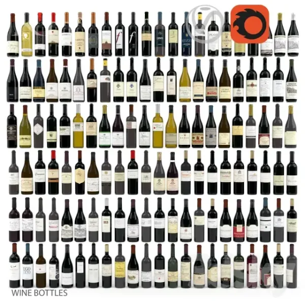 3DSky - Wine Bottles - Image 2