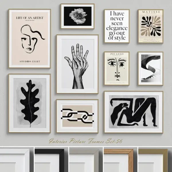 3DSky - Interior Picture Frames Set 56