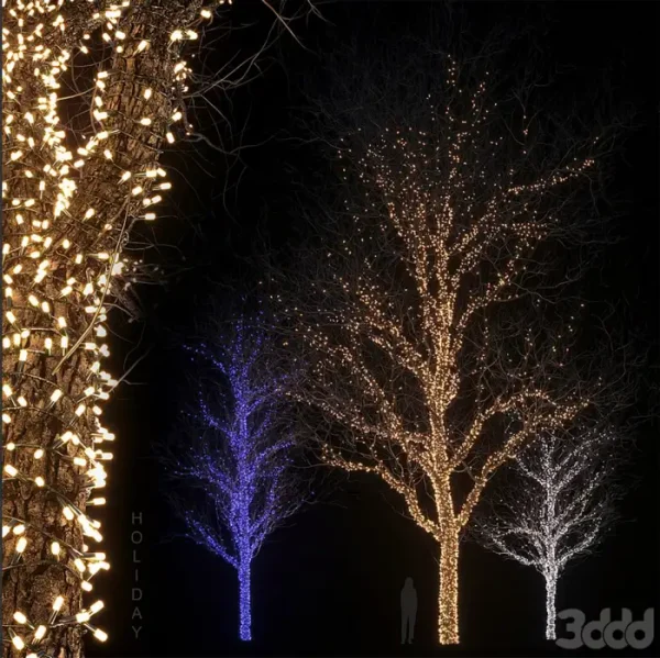 3DSky - Holiday Glowing Trees