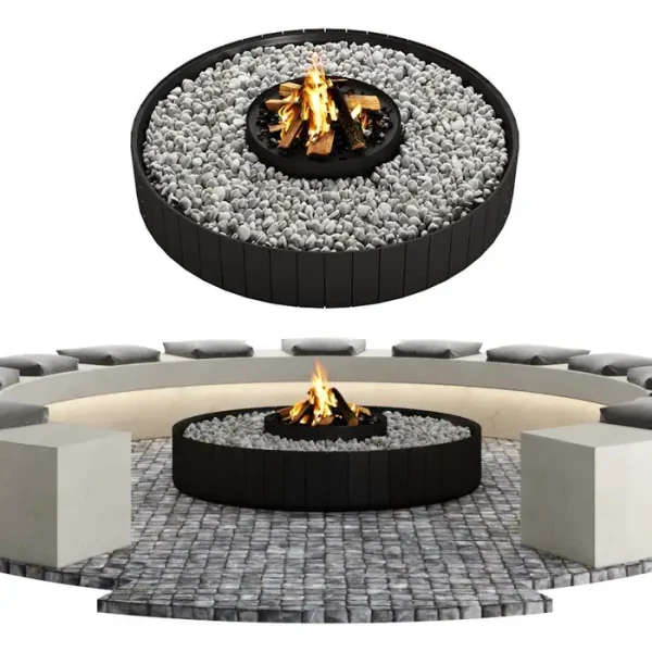 3DSky - Outdoor Fireplace