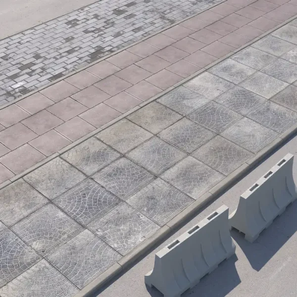 3DSky - Versions of the Sidewalk With the Road