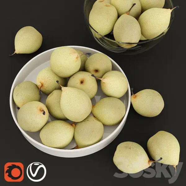 3DSky - HD Realistic Japanese Pears