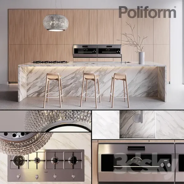 3DSky - Kitchen Poliform Varenna Trail 2