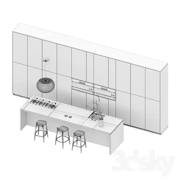 3DSky - Kitchen Poliform Varenna Trail 2 - Image 2