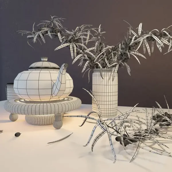 3DSky - Sea Buckthorn and Kettle - Image 3