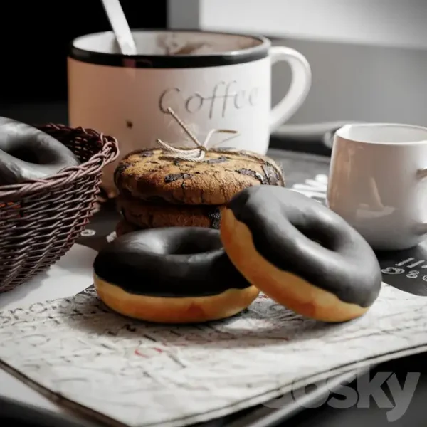 3DSky - Coffee Set - Image 5