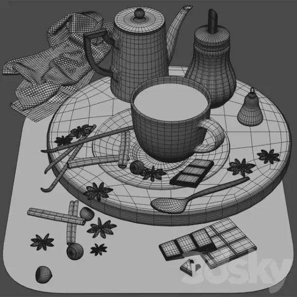 3DSky - Coffee Set 2 - Image 3