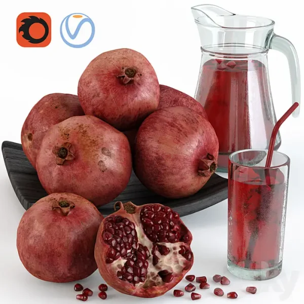 3DSky - Pomegranate and Pomegranate Juice