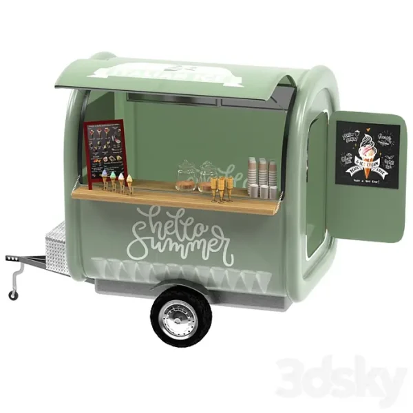 3DSky - Food Truck Ice Cream - Image 3