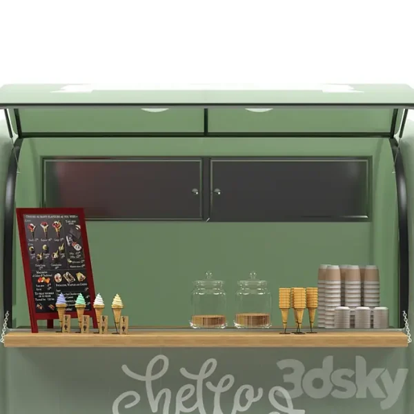 3DSky - Food Truck Ice Cream - Image 4