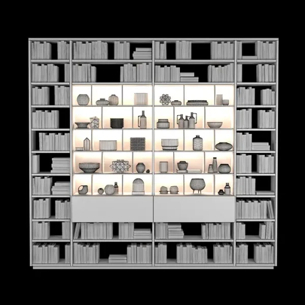 3DSky - Bookcase Poliform - Image 2