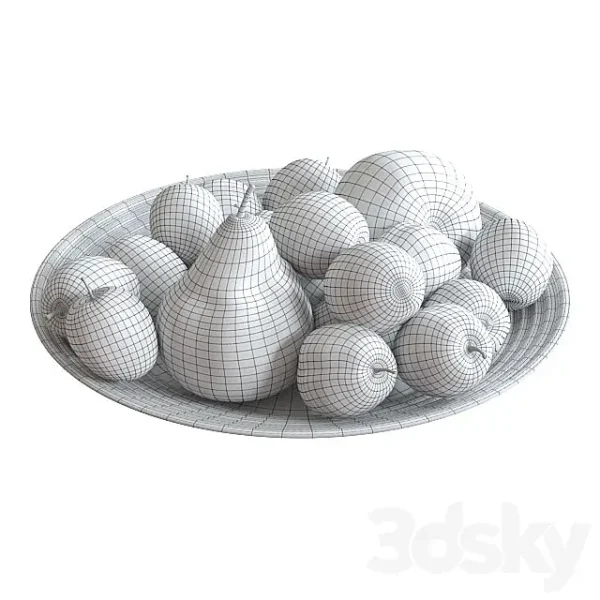 3DSky - Plum and Pear in a Black Cup - Image 2