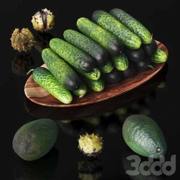 3DSky - Cucumbers Chestnuts and Avocados