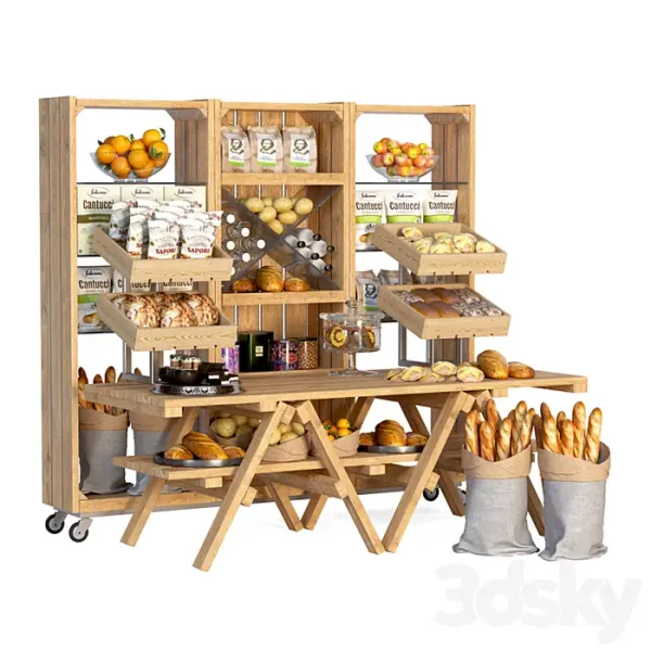 3DSky - Showcase at the Market with Products