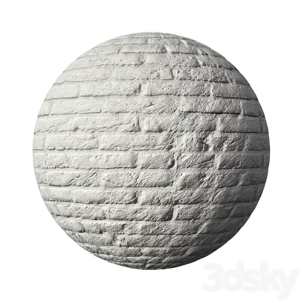 3DSky - White Brick 07 - Image 2