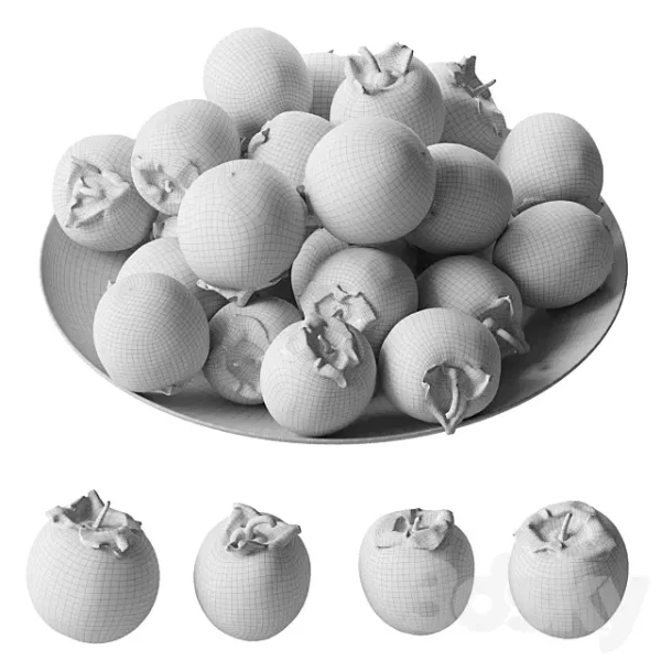 3DSky - Persimmon Kinglet on a Platter - Image 5