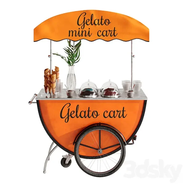3DSky - Mini Gelato Cart 2
