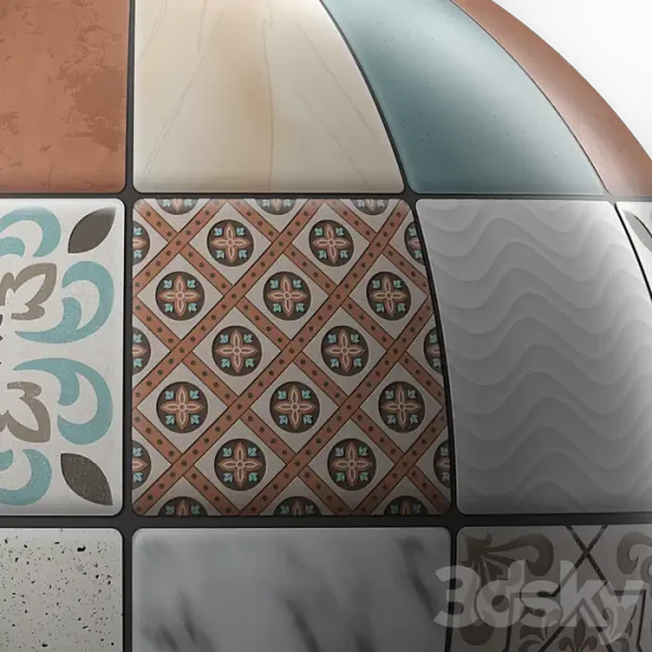 3DSky - Tiles Materials Moroccan Mosaic Tile - Image 2