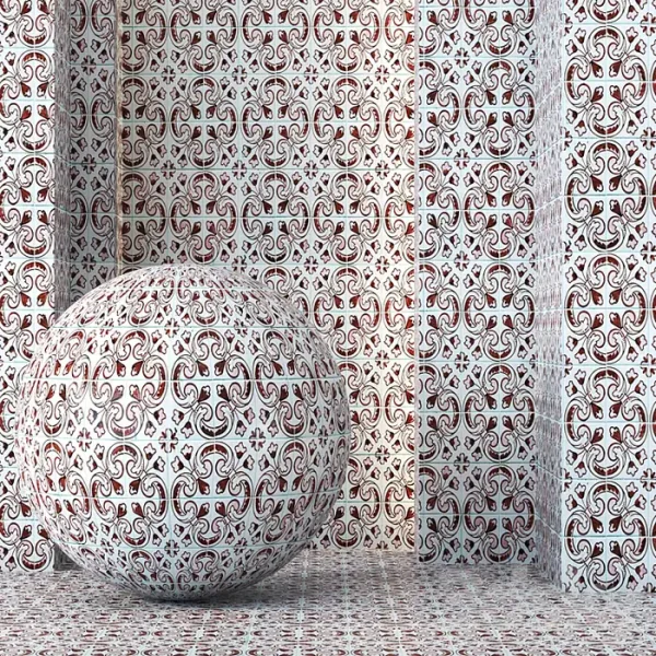 3DSky - Moroccan Tile Texture 4K - Image 4