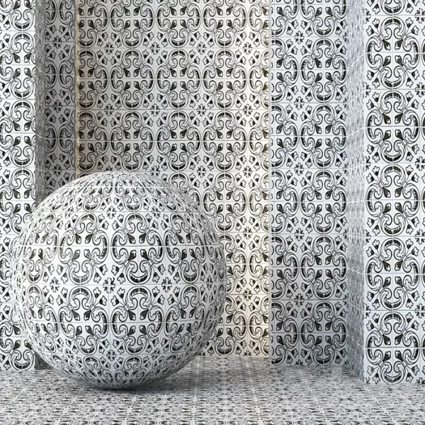 3DSky - Moroccan Tile Texture 4K - Image 3