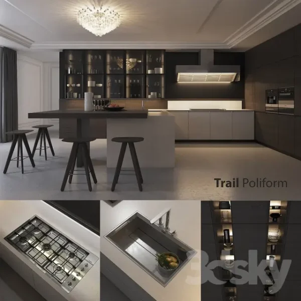 3DSky - Kitchen Poliform Varenna Trail