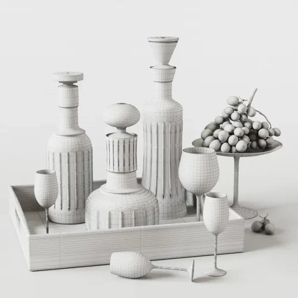 3DSky - Kitchen Decorative Set 042 - Image 2