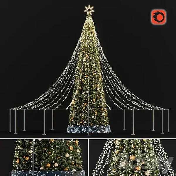 3DSky - Christmas Tree Street