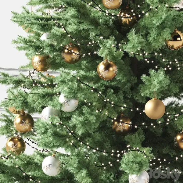 3DSky - Christmas Tree with a Fireplace - Image 2