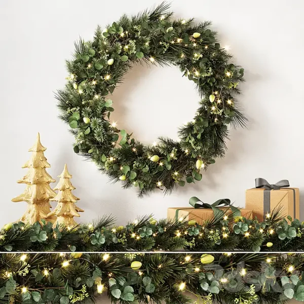 3DSky - Christmas Decor Pottery Barn 3