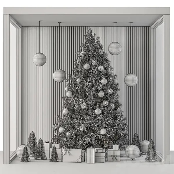 3DSky - Christmas Tree and Decoration 52 - Image 5